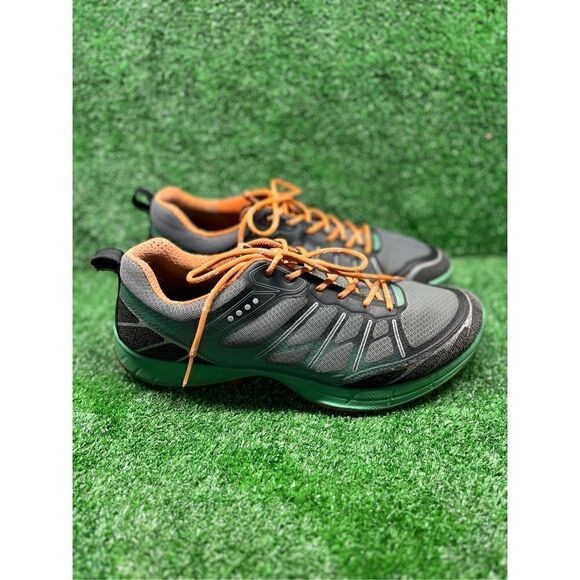 Ecco Biom Fjuel Womens US 10-EU 41 Orange/Green Terrain Hiking Performance Shoes - Picture 1 of 12